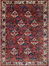 7x10 Old Persian Bakhtiari Area Rug - 102245.