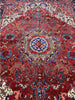 7x10 Old Persian Heriz Area Rug – 110312.