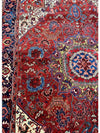 7x10 Old Persian Heriz Area Rug – 110312.