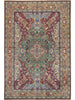 7x10 Old Persian Tabriz Masterpiece Rug -110310.