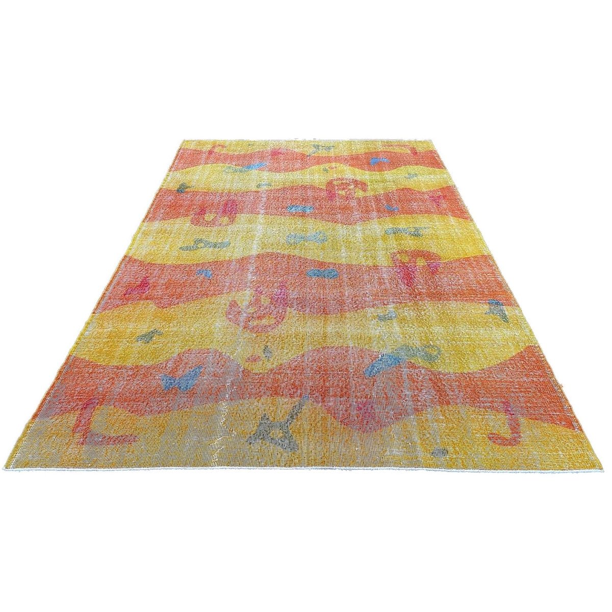 7x10 Vintage Zeki Muren Area Rug - 111138.