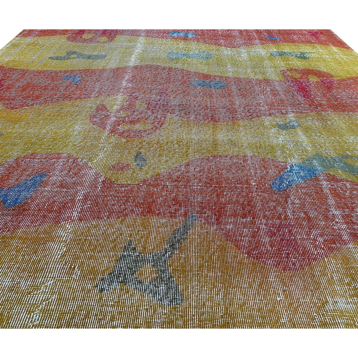 7x10 Vintage Zeki Muren Area Rug - 111138.