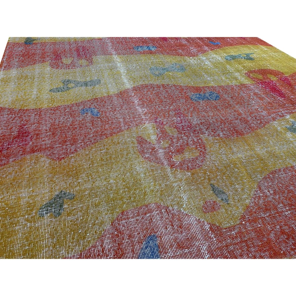 7x10 Vintage Zeki Muren Area Rug - 111138.