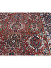 7x11 Old Persian Heriz Area Rug - 102919.