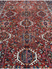 7x11 Old Persian Heriz Area Rug - 102919.