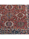 7x11 Old Persian Heriz Area Rug - 102919.