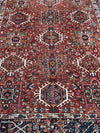 7x11 Old Persian Heriz Area Rug - 102919.