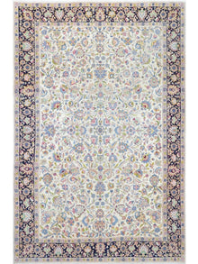  7x11 Old Persian Kerman Area Rug – 110327.