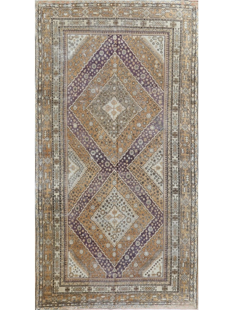 7x13 Antique Persian Khotan Area Rug - 600814.