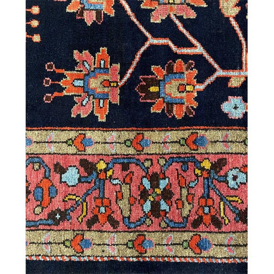 7x17 Old Persian Hamadan Area Rug - 110351.