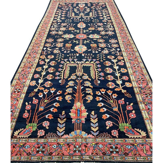 7x17 Old Persian Hamadan Area Rug - 110351.