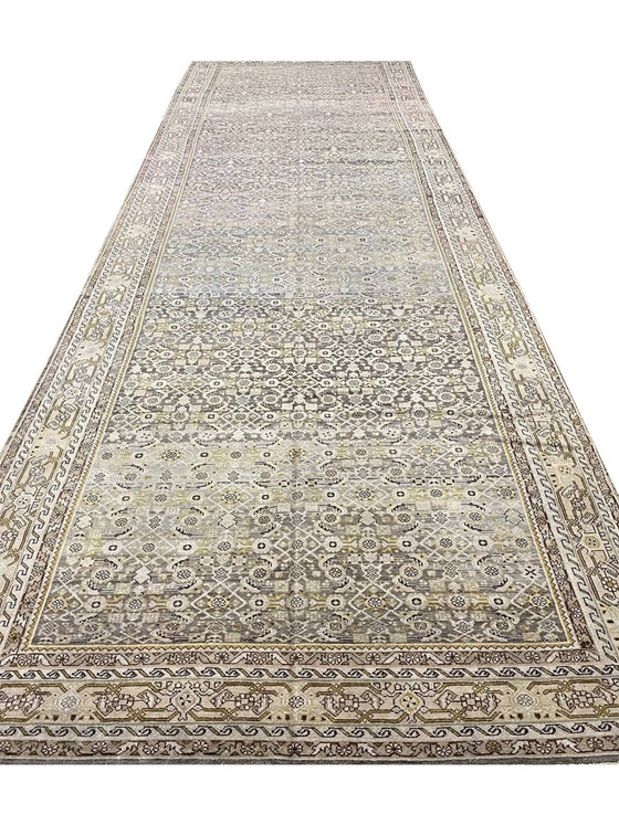 7x20 Antique Persian Malayer Runner - 108680.