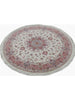 7x7 Round Persian Tabriz Area Rug - 600818.