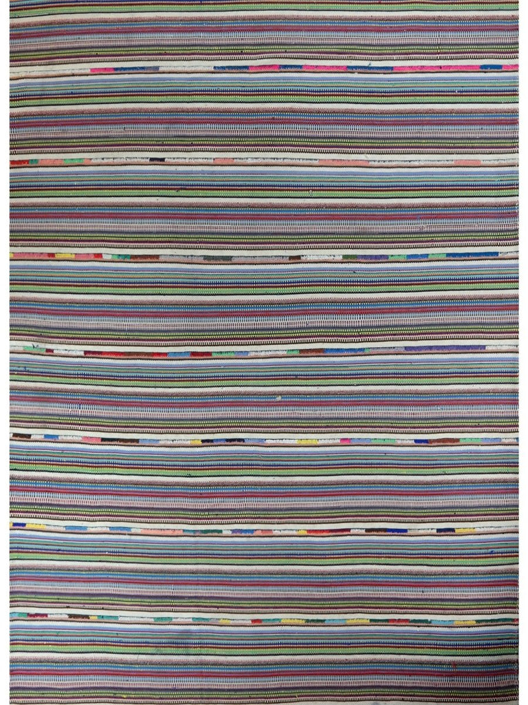 6'10 x 9'4 Old Persian Kilim Area Rug - 110668.