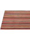 7'3 x 8'10 Old Persian Kilim Area Rug - 110679.