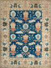 7x9 Old Persian Tabriz Area Rug - 110856.