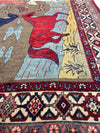 7x9 Old Russian Kazak Area Rug - 109365.