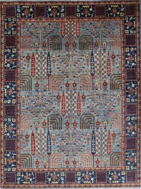 8x10 Persian Bijar Area Rug - 500910.