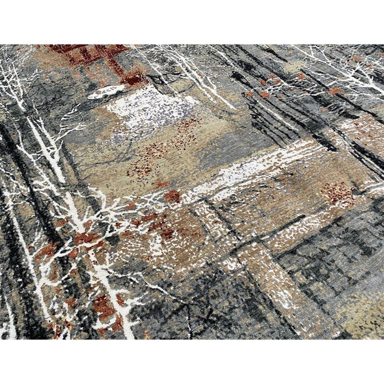 8x10 Modern Impressionist Area Rug - 502464.