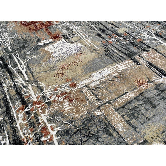 8x10 Modern Impressionist Area Rug - 502464.