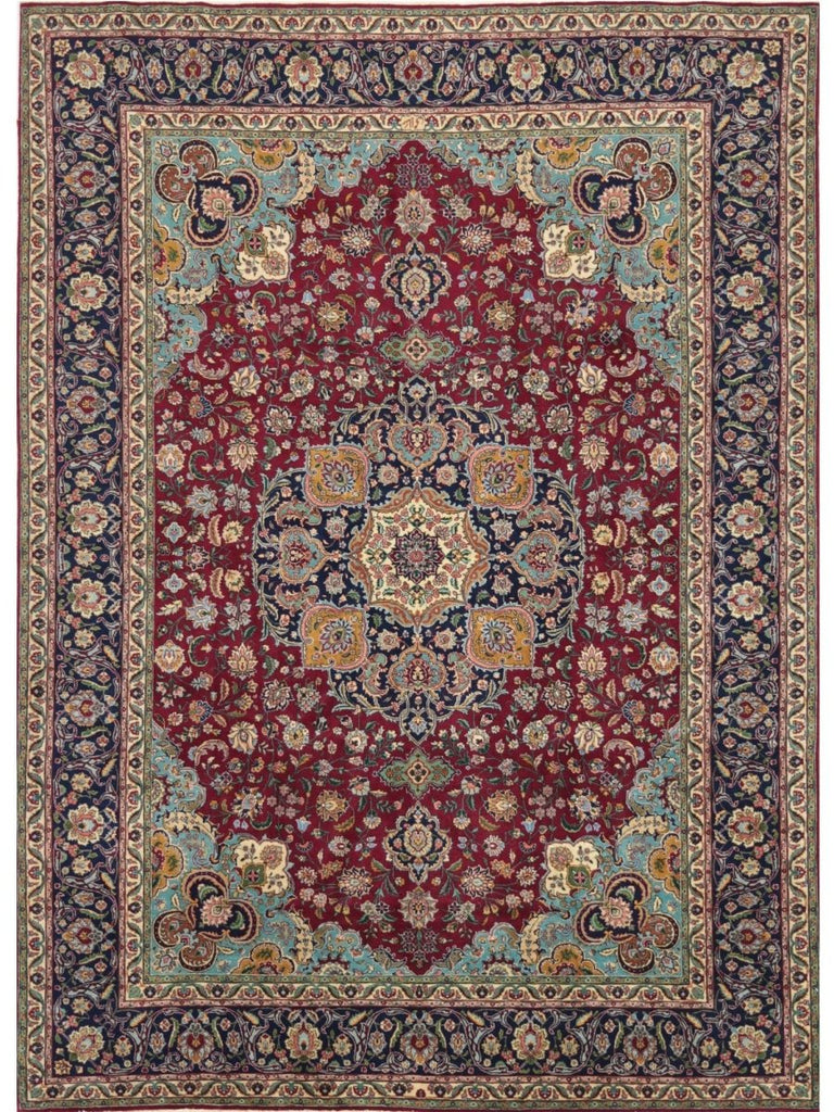 8x10 Old Persian Tabriz Masterpiece Rug - 110350.