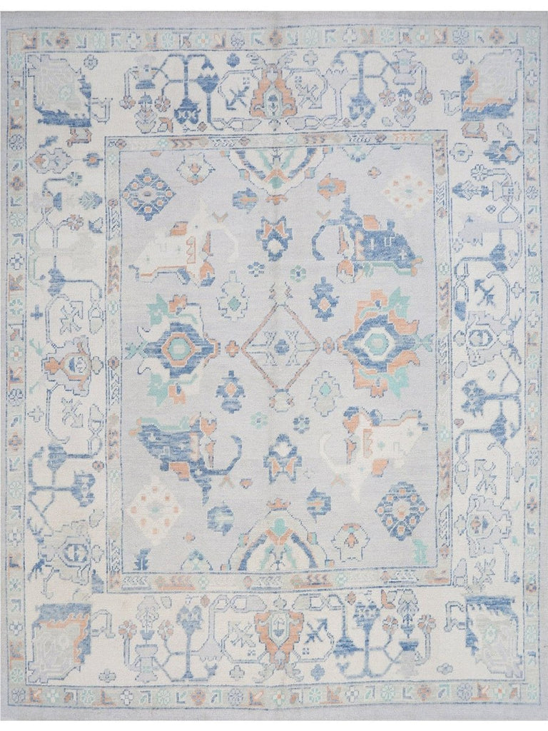 8x10 Turkish Oushak Area Rug - 111104.
