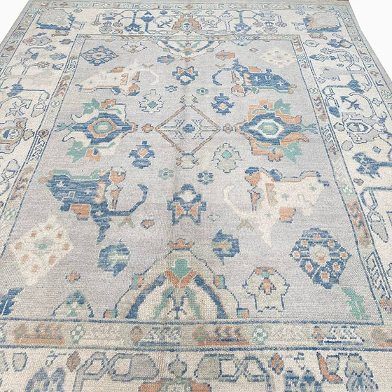 8x10 Turkish Oushak Area Rug - 111104.