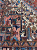 8x11 Antique Persian Heriz Area Rug -109057.