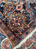 8x11 Antique Persian Heriz Area Rug -109057.
