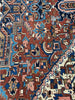 8x11 Antique Persian Heriz Area Rug -109057.