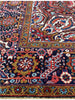 8x11 Antique Persian Heriz Area Rug - 109849.