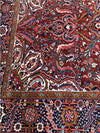 8x11 Antique Persian Heriz Area Rug - 109849.