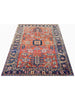 8x11 Antique Persian Heriz Area Rug - 111016.