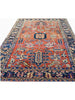 8x11 Antique Persian Heriz Area Rug - 111016.