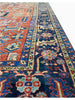 8x11 Antique Persian Heriz Area Rug - 111016.