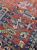 8x11 Antique Persian Heriz Area Rug - 111016.