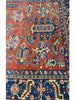 8x11 Antique Persian Heriz Area Rug - 111016.