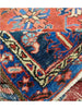8x11 Antique Persian Heriz Area Rug - 111016.