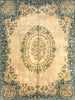 8x11 Antique Persian Kerman Area Rug - 100805.