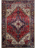 8x11 Old Persian Heriz Area Rug - 103657.