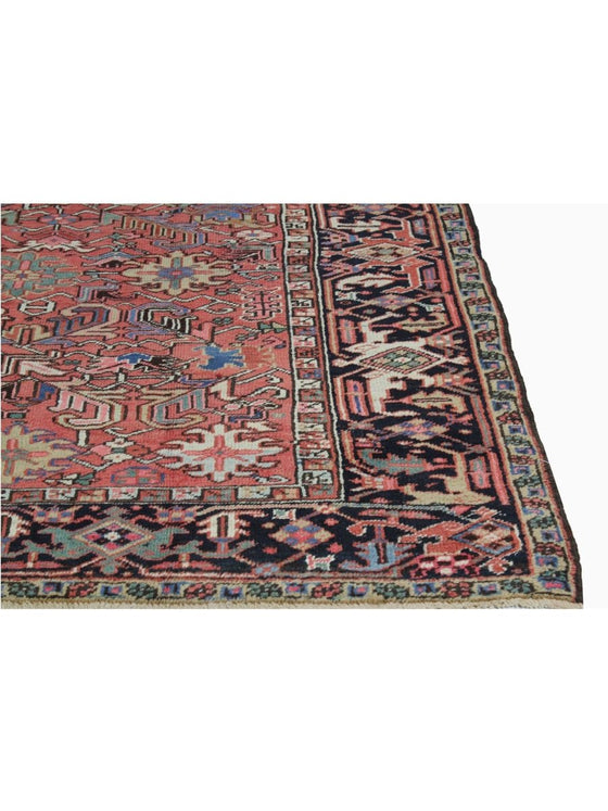 8x11 Old Persian Heriz Area Rug - 110336.