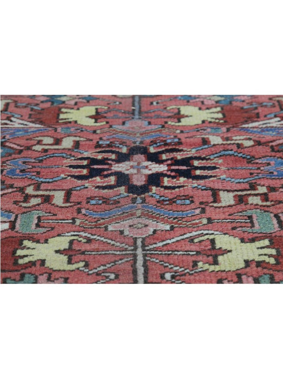 8x11 Old Persian Heriz Area Rug - 110336.