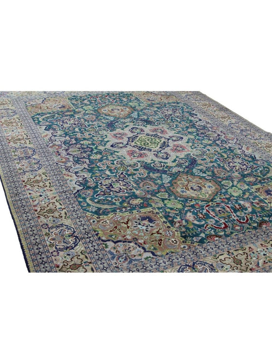 8x11 Old Persian Tabriz Area Rug – 110533.