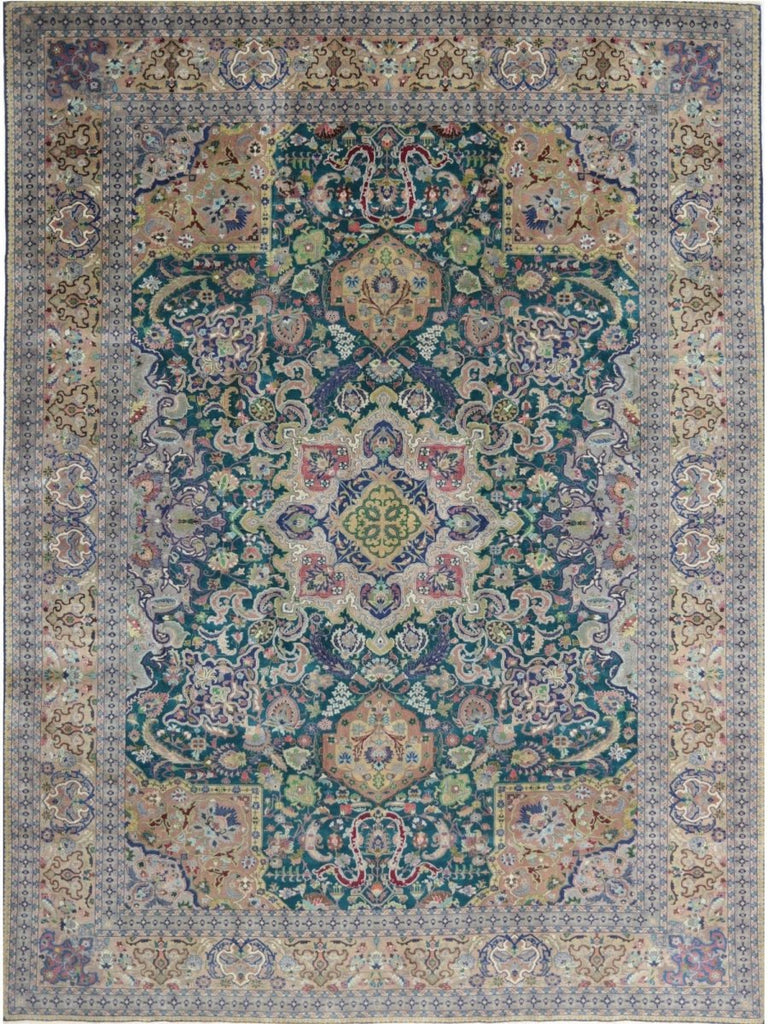 8x11 Old Persian Tabriz Area Rug – 110533.