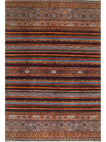  8x12 Tribal Area Rug - 108774.