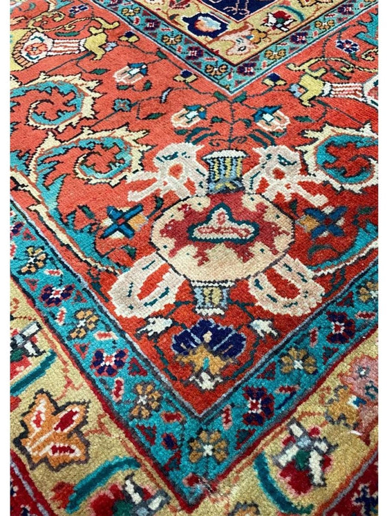 8x12 Old Persian Tabriz Area Rug - 109851.