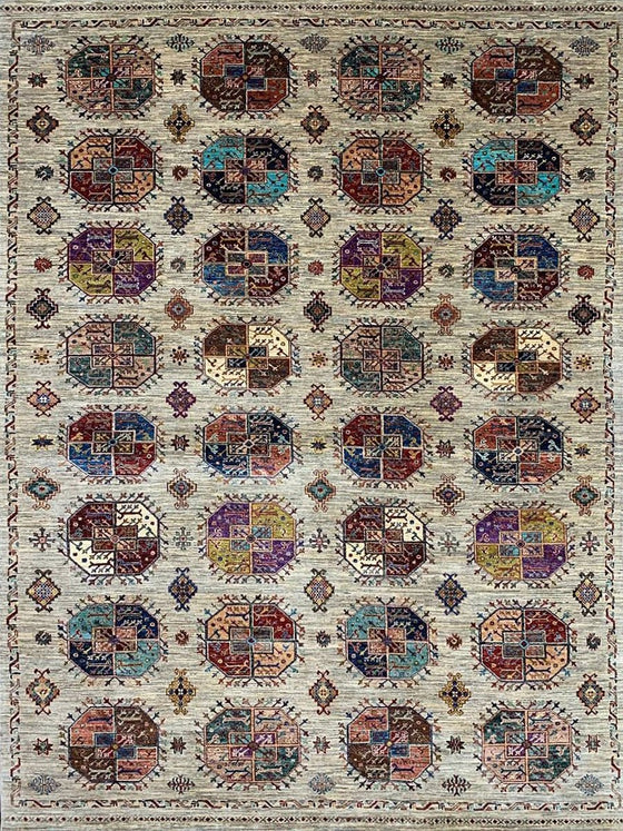 8x12 Persian Tribal Area Rug - 502558.