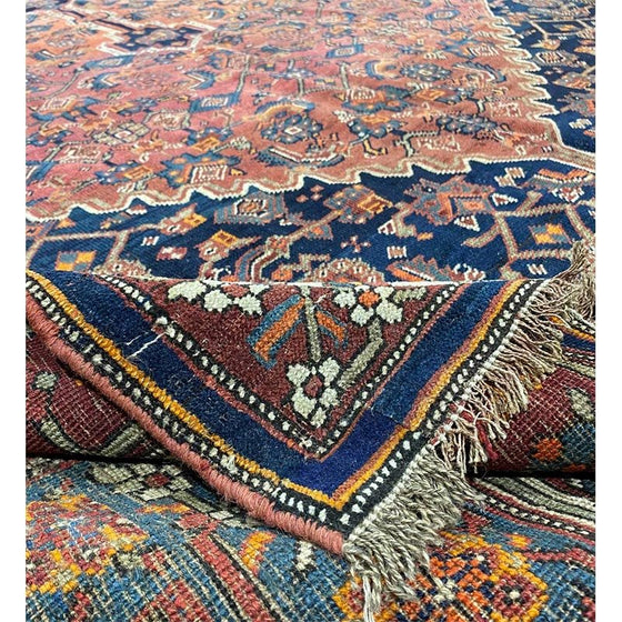 8x18 Old Persian Bakhtiari Area Rug - 109061.