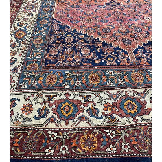 8x18 Old Persian Bakhtiari Area Rug - 109061.