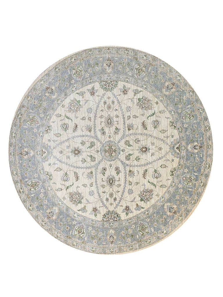 8x8 Round Pakistani Peshawar Area Rug - 501704.